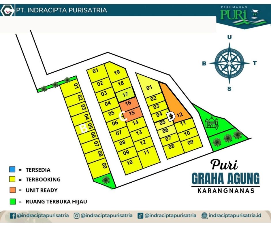 siteplan puri graha agung harmony desember 2025