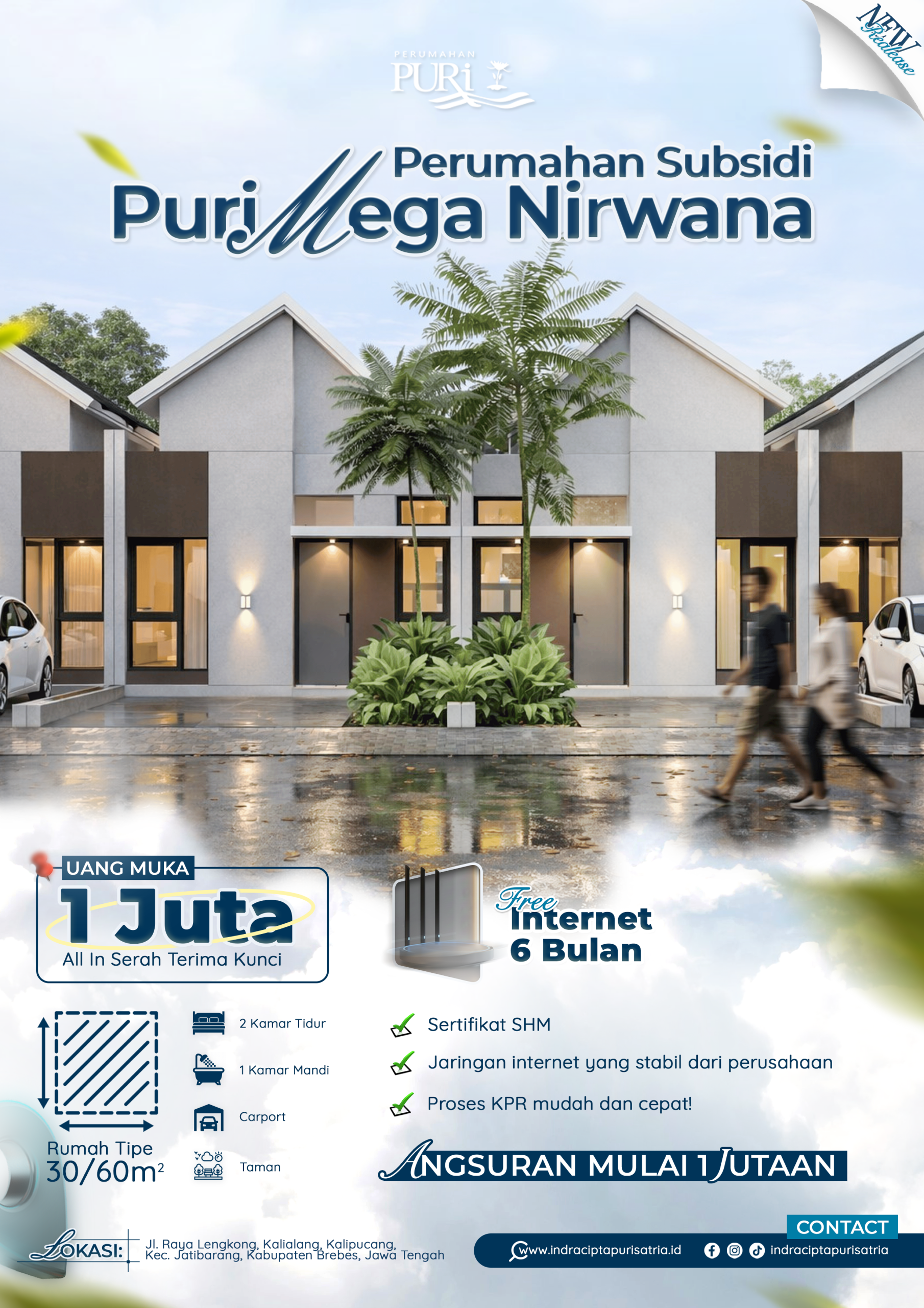 puri mega nirwana brebes lokasi strategis dekat pusat kota brebes