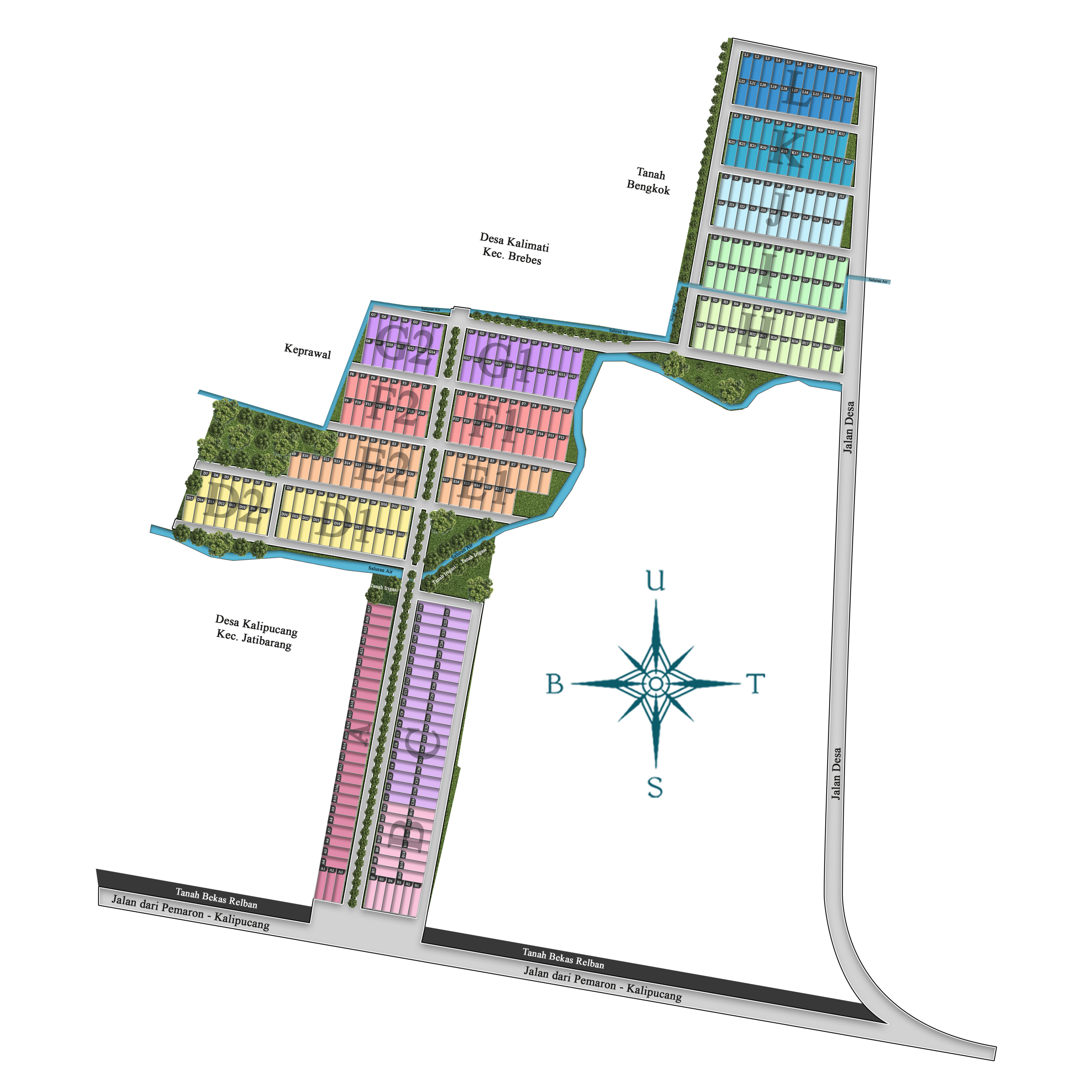 site plan perumahan subsidi puri mega nirwana brebes lokasi terdekat di kota brebes